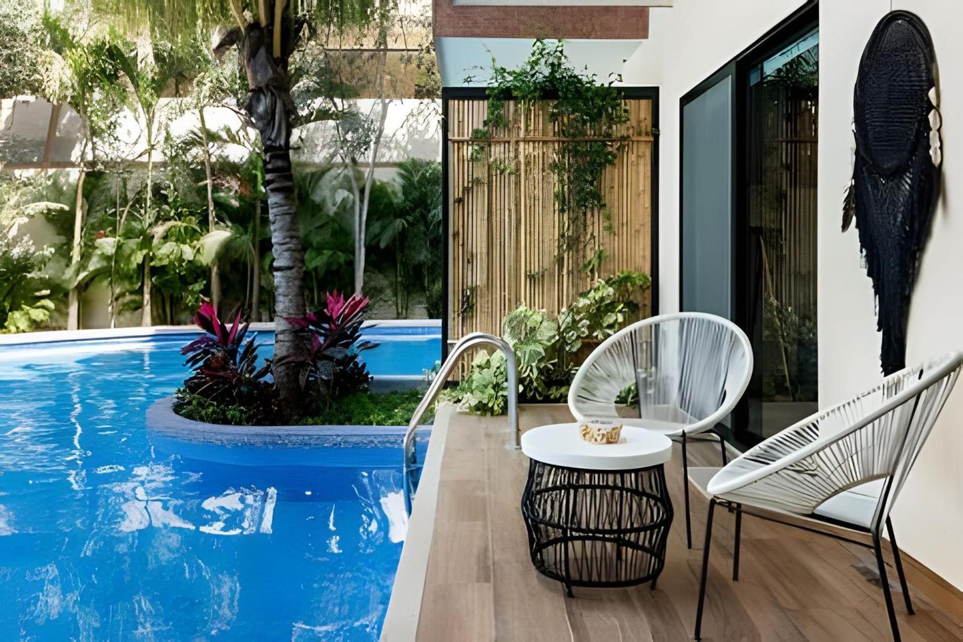 Casa De Lujo Ka'An Maya Acceso Swimup A La Piscina ตูลุม ภายนอก รูปภาพ