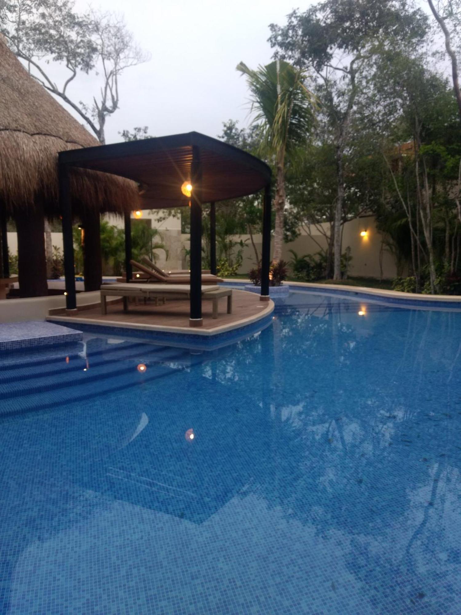 Casa De Lujo Ka'An Maya Acceso Swimup A La Piscina ตูลุม ภายนอก รูปภาพ